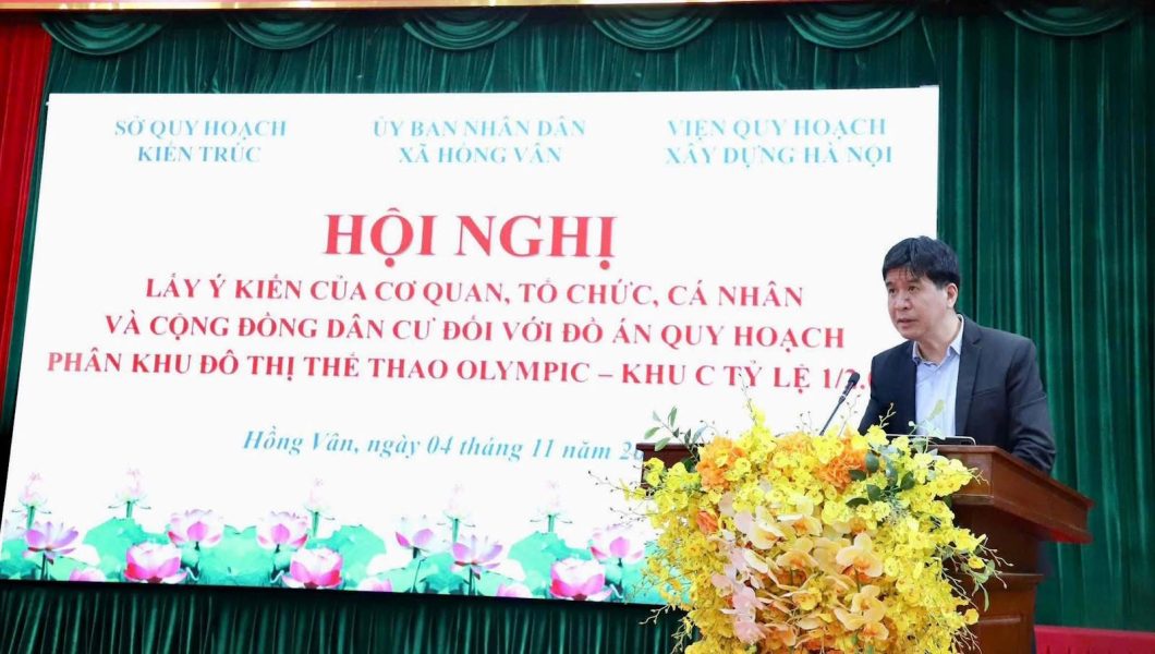 Tiến độ Olympic Vinhomes: Hội nghị lấy ý kiến Quy hoạch Khu C tại xã Hồng Vân