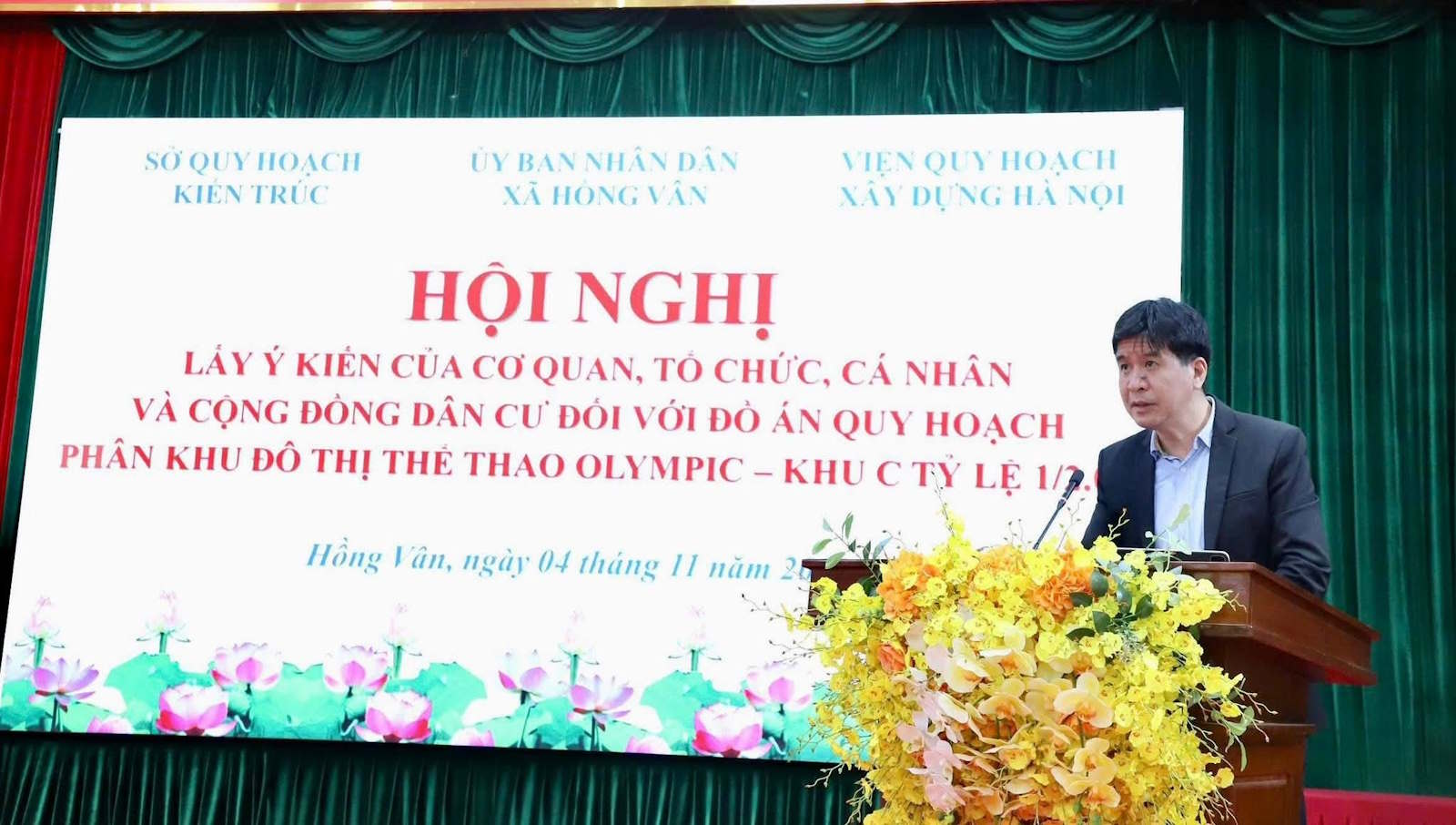 Tiến độ Olympic Vinhomes: Hội nghị lấy ý kiến Quy hoạch Khu C tại xã Hồng Vân