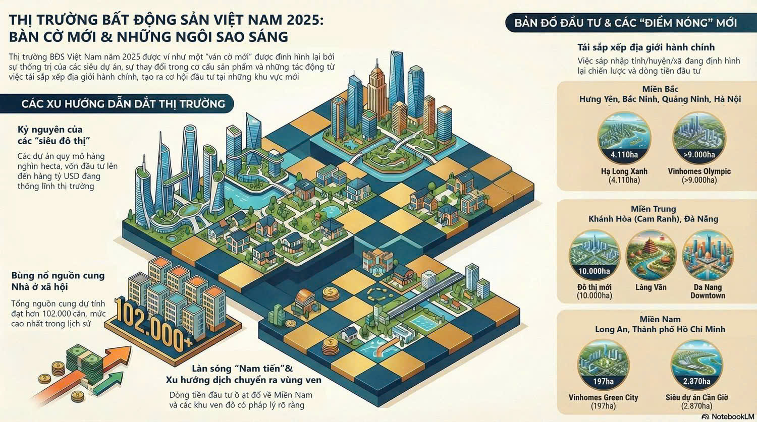 NHÌN LẠI THỊ TRƯỜNG BẤT ĐỘNG SẢN 2025 - HƯỚNG TỚI 2026