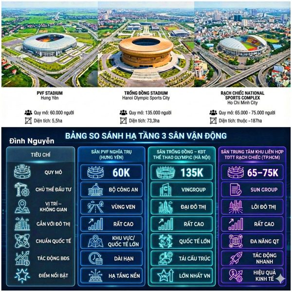 SÂN VẬN ĐỘNG – HẠ TẦNG CỦA SỨC KHỎE, VĂN HÓA VÀ CON NGƯỜI TRONG KỶ NGUYÊN MỚI