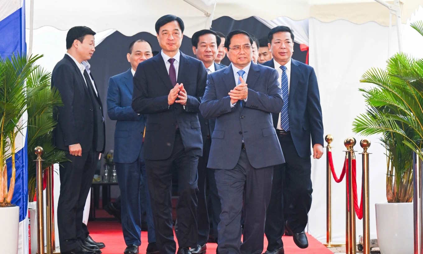 Thủ tướng Phạm Minh Chính dự Lễ khởi công Khu đô thị thể thao Olympic Ngọc Hồi