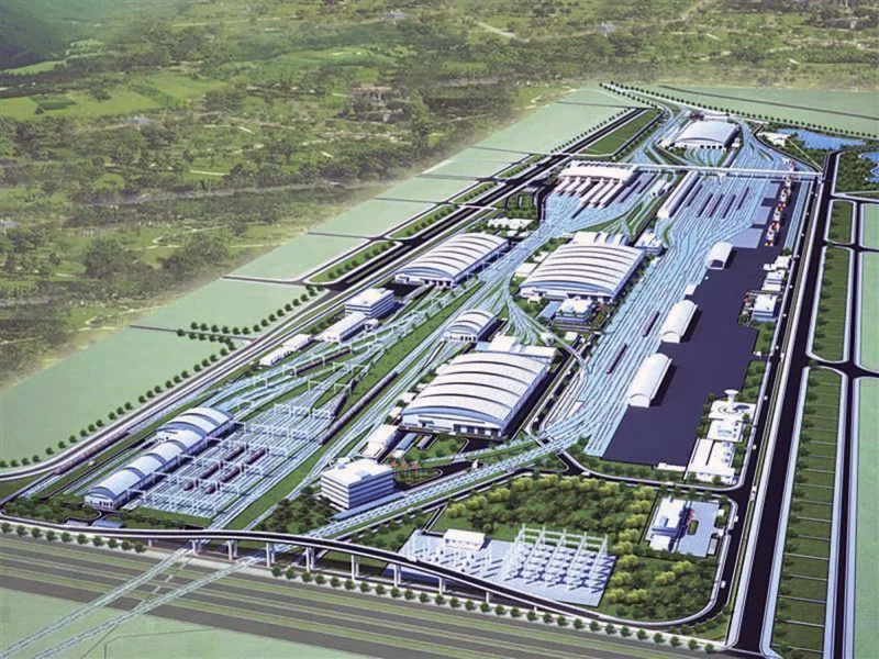 Phối cảnh ga Ngọc Hồi