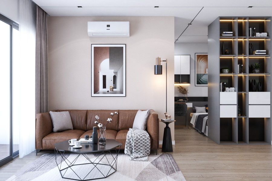 Mỗi căn hộ được thiết kế theo mô hình mặt bằng mở (open-plan), phân bổ không gian khoa học và linh hoạt ( Hình ảnh chỉ mang tính chất minh hoạ)