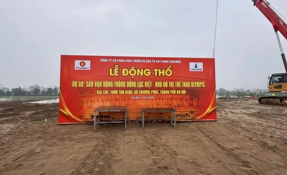 Lễ động thổ SVĐ Lạc Việt